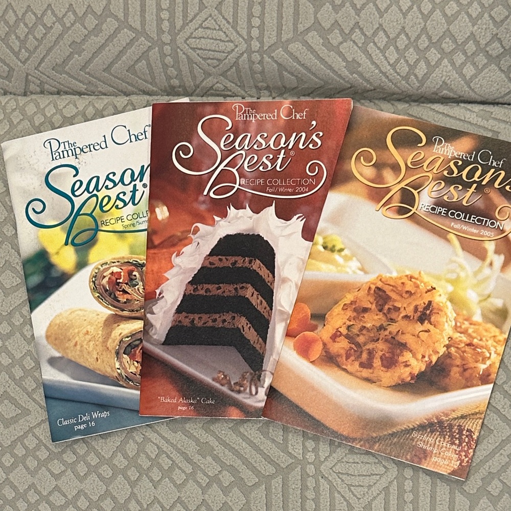 The Pampered Chef Season's Best Recipe Collection Trio